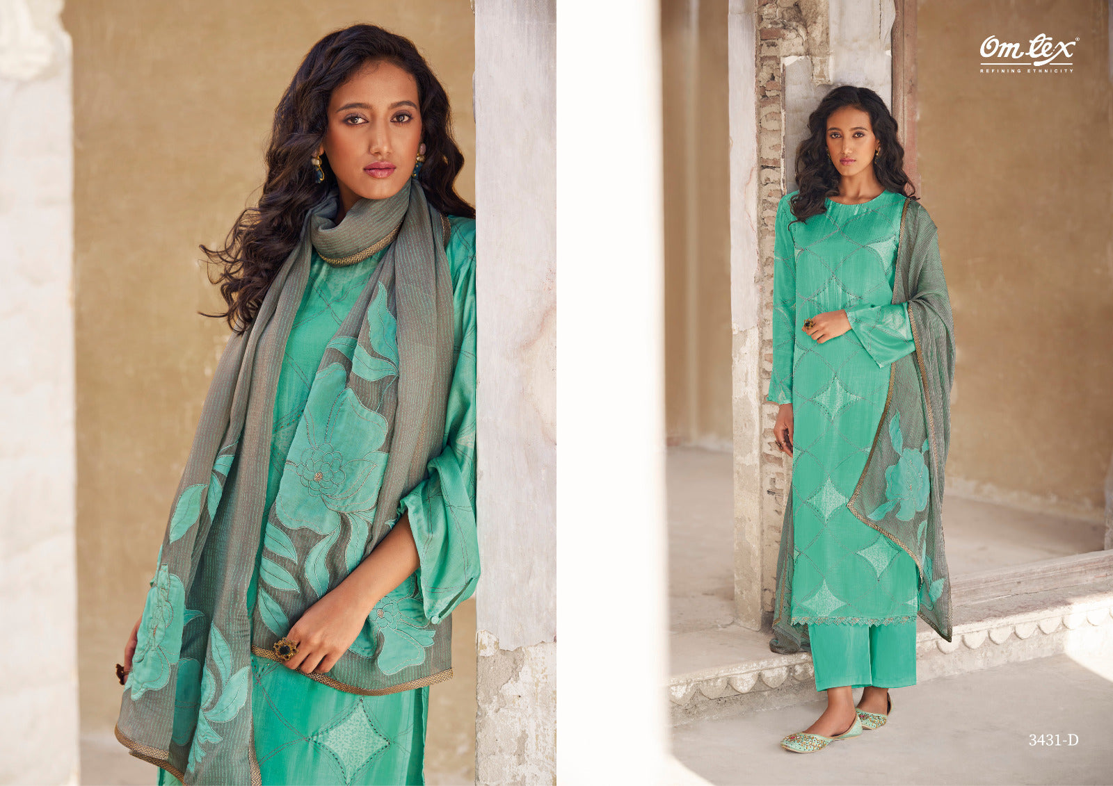 Nikhara Omtex Dasy Silk Pant Style Suits