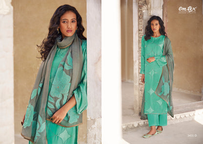 Nikhara Omtex Dasy Silk Pant Style Suits