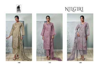Nilgiri Sahiba Cotton Lawn Pant Style Suits