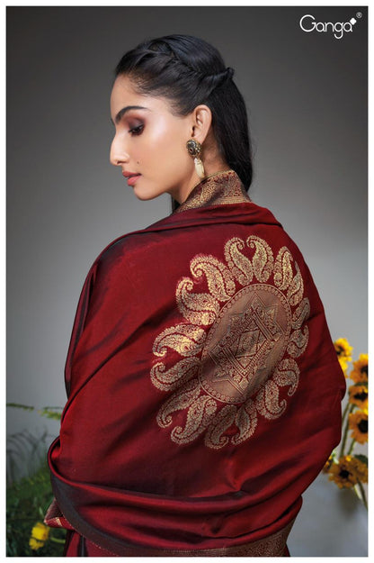 Nilusha 2263 Ganga Woven Silk Plazzo Style Suits