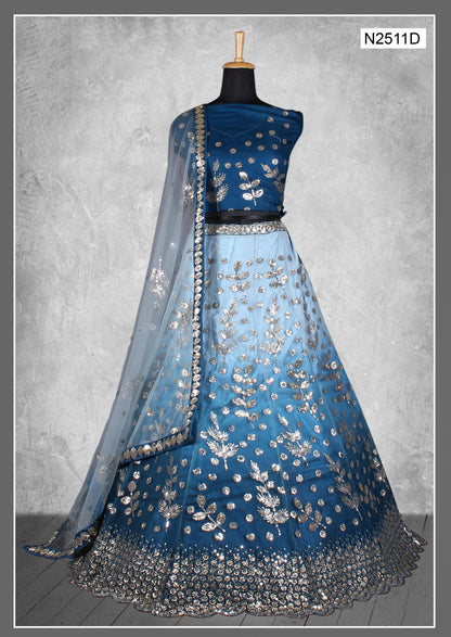 Nimaya Kangan Mahotsav Net Lehenga Choli
