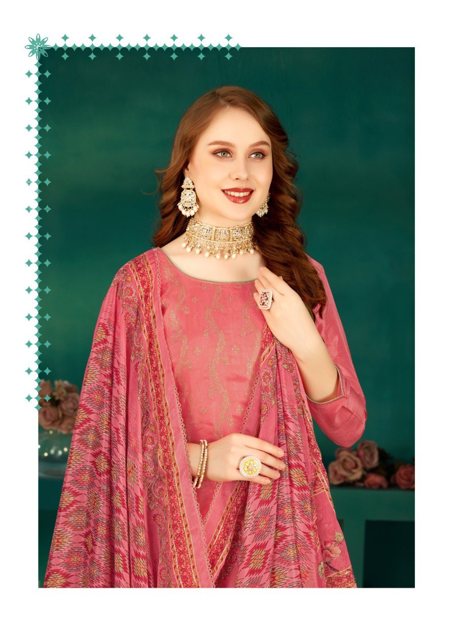 Nirali Kalarang Russian Dola Plazzo Style Suits