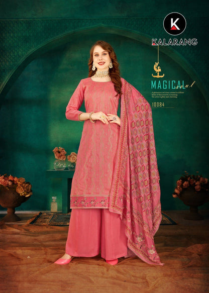 Nirali Kalarang Russian Dola Plazzo Style Suits