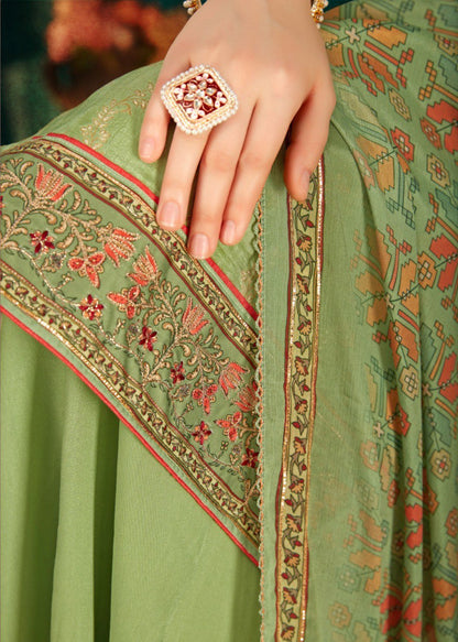 Nirali Kalarang Russian Dola Plazzo Style Suits