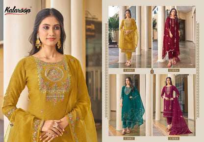 Nirali Kalaroop Dazzel Readymade Pant Style Suits