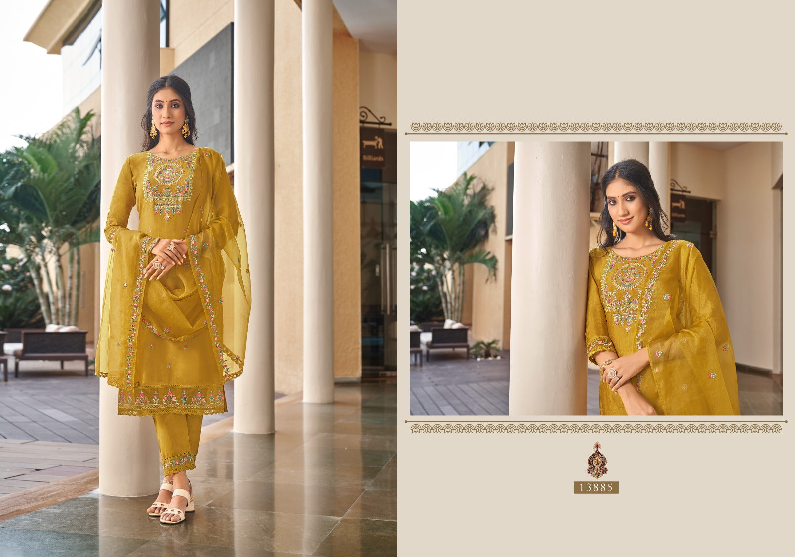 Nirali Kalaroop Dazzel Readymade Pant Style Suits