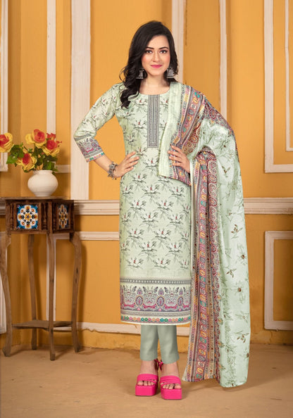 Nirman Vol 1 Shiv Gori Silk Mills Rayon Pant Style Suits
