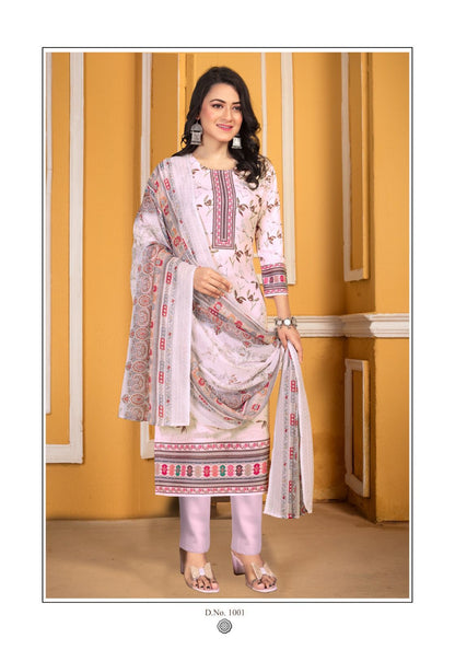 Nirman Vol 1 Shiv Gori Silk Mills Rayon Pant Style Suits