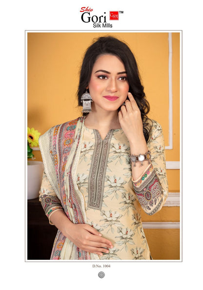 Nirman Vol 1 Shiv Gori Silk Mills Rayon Pant Style Suits