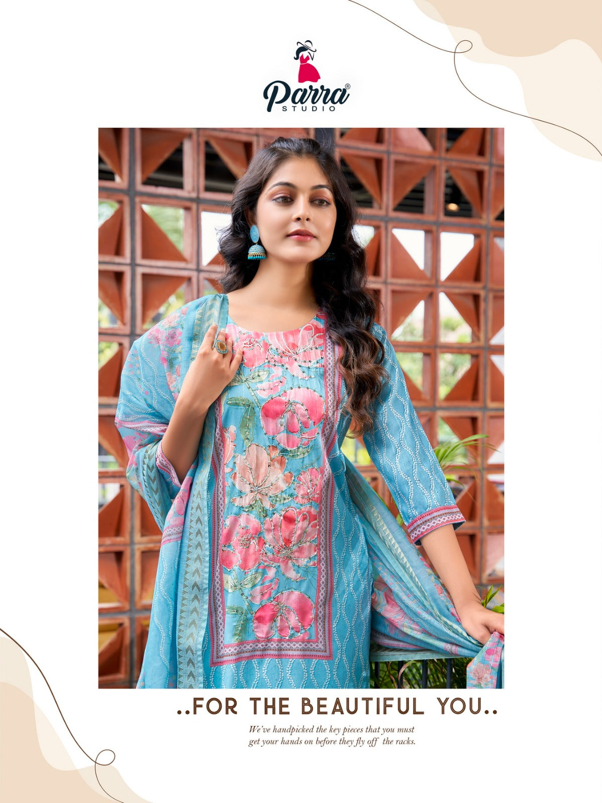 Nirwa Vol 1 Parra Studio Muslin Afghani Readymade Suit