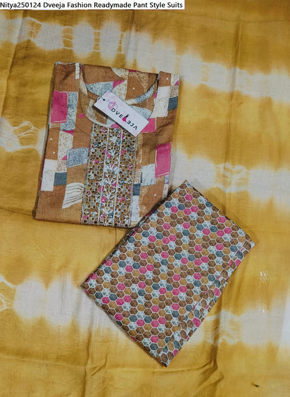 Nitya-2501 Dveeja Fashion Capsule Readymade Pant Style Suits