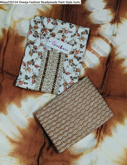 Nitya-2501 Dveeja Fashion Capsule Readymade Pant Style Suits