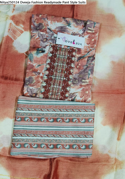Nitya-2501 Dveeja Fashion Capsule Readymade Pant Style Suits