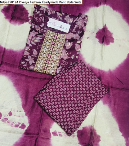 Nitya-2501 Dveeja Fashion Capsule Readymade Pant Style Suits