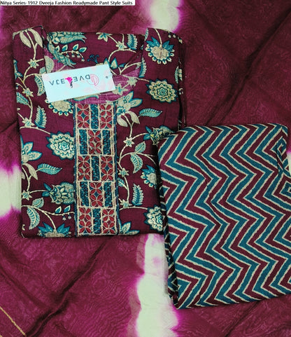 Nitya Series-1912 Dveeja Fashion Capsule Readymade Pant Style Suits