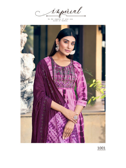 Noor Colour Pix Viscose Readymade Pant Style Suits