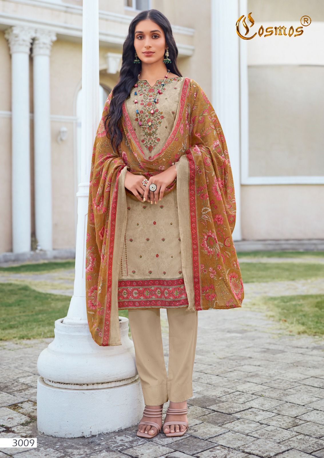Noor Embroidered Vol 3 Cosmos Fashion Lawn Karachi Salwar Suits