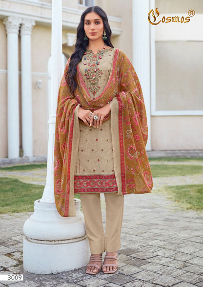Noor Embroidered Vol 3 Cosmos Fashion Lawn Karachi Salwar Suits