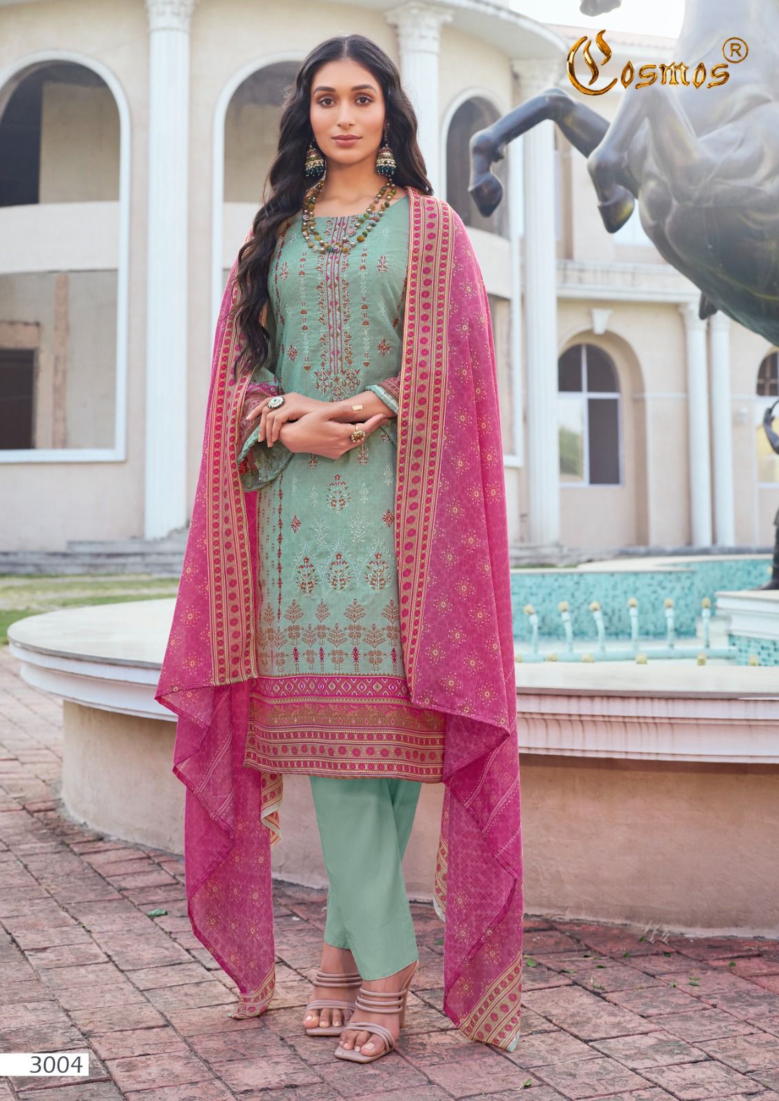 Noor Embroidered Vol 3 Cosmos Fashion Lawn Karachi Salwar Suits