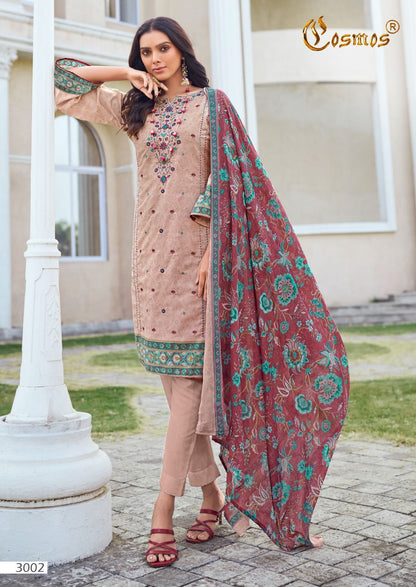 Noor Embroidered Vol 3 Cosmos Fashion Lawn Karachi Salwar Suits