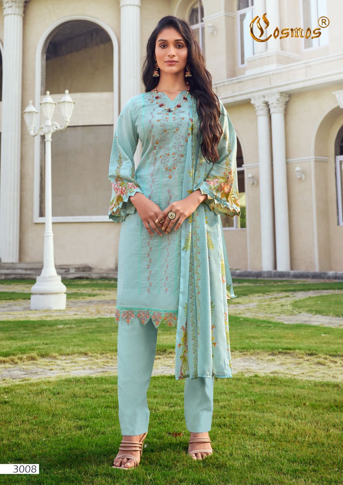 Noor Embroidered Vol 3 Cosmos Fashion Lawn Karachi Salwar Suits