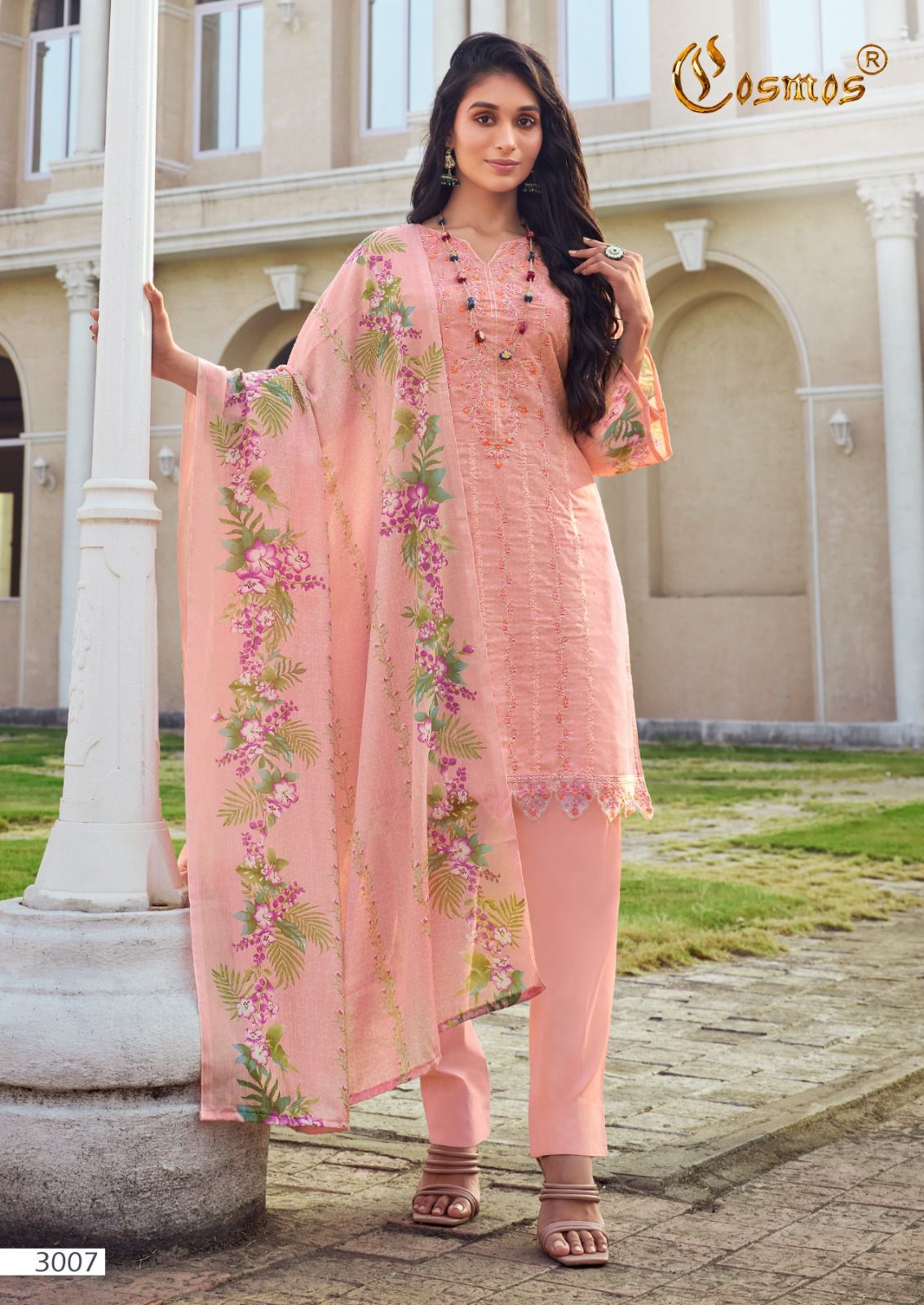 Noor Embroidered Vol 3 Cosmos Fashion Lawn Karachi Salwar Suits