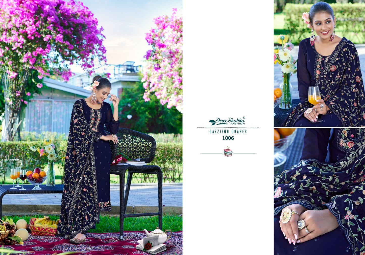 Noor Jahaan Vol 1 Shree Shalika Fashion Georgette Pant Style Suits