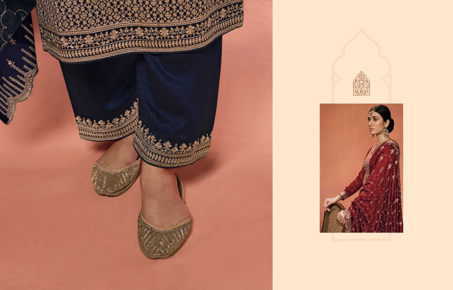 Noor Zisa Georgette Pant Style Suits