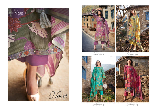 Noori Mumtaz Arts Viscose Muslin Pant Style Suits
