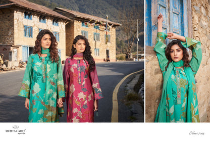 Noori Mumtaz Arts Viscose Muslin Pant Style Suits