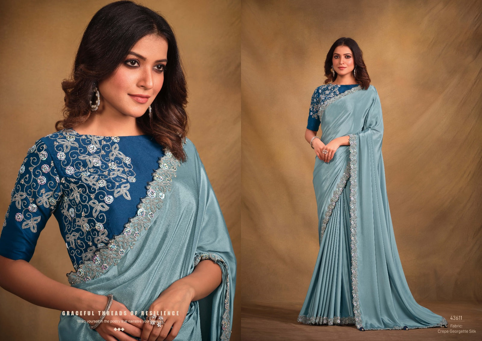 Norita-Mahitha Mahotsav Georgette Sarees