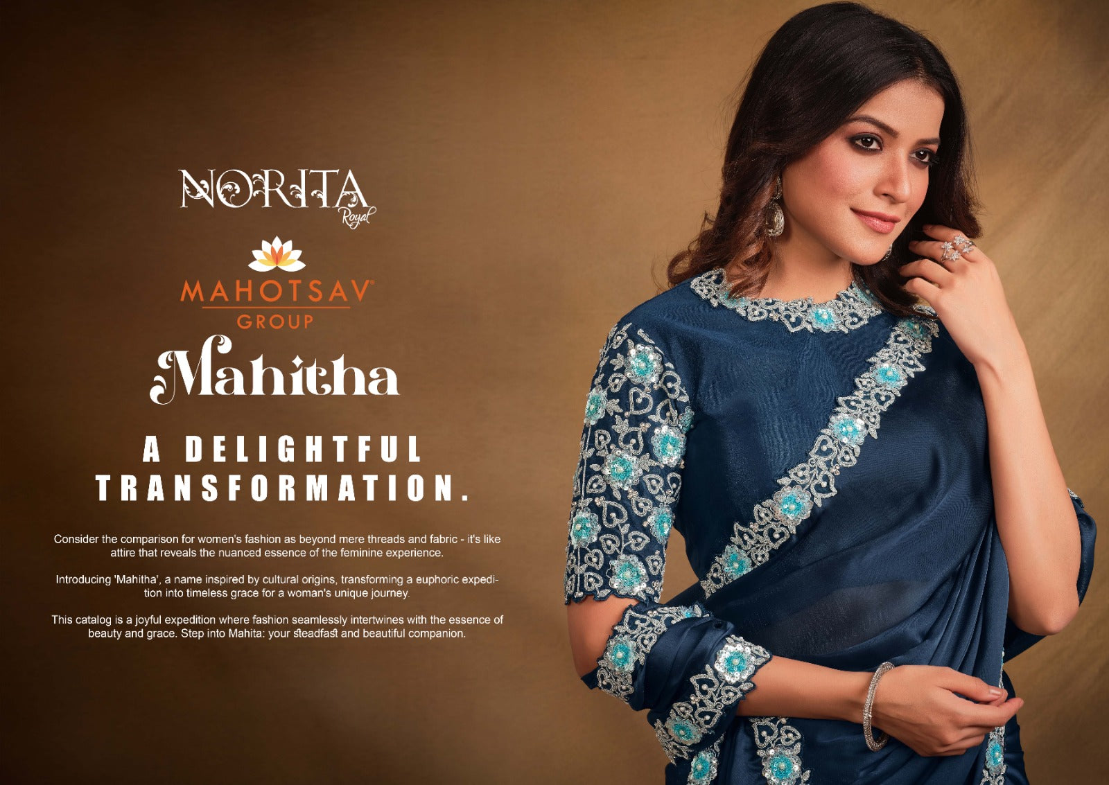 Norita-Mahitha Mahotsav Georgette Sarees