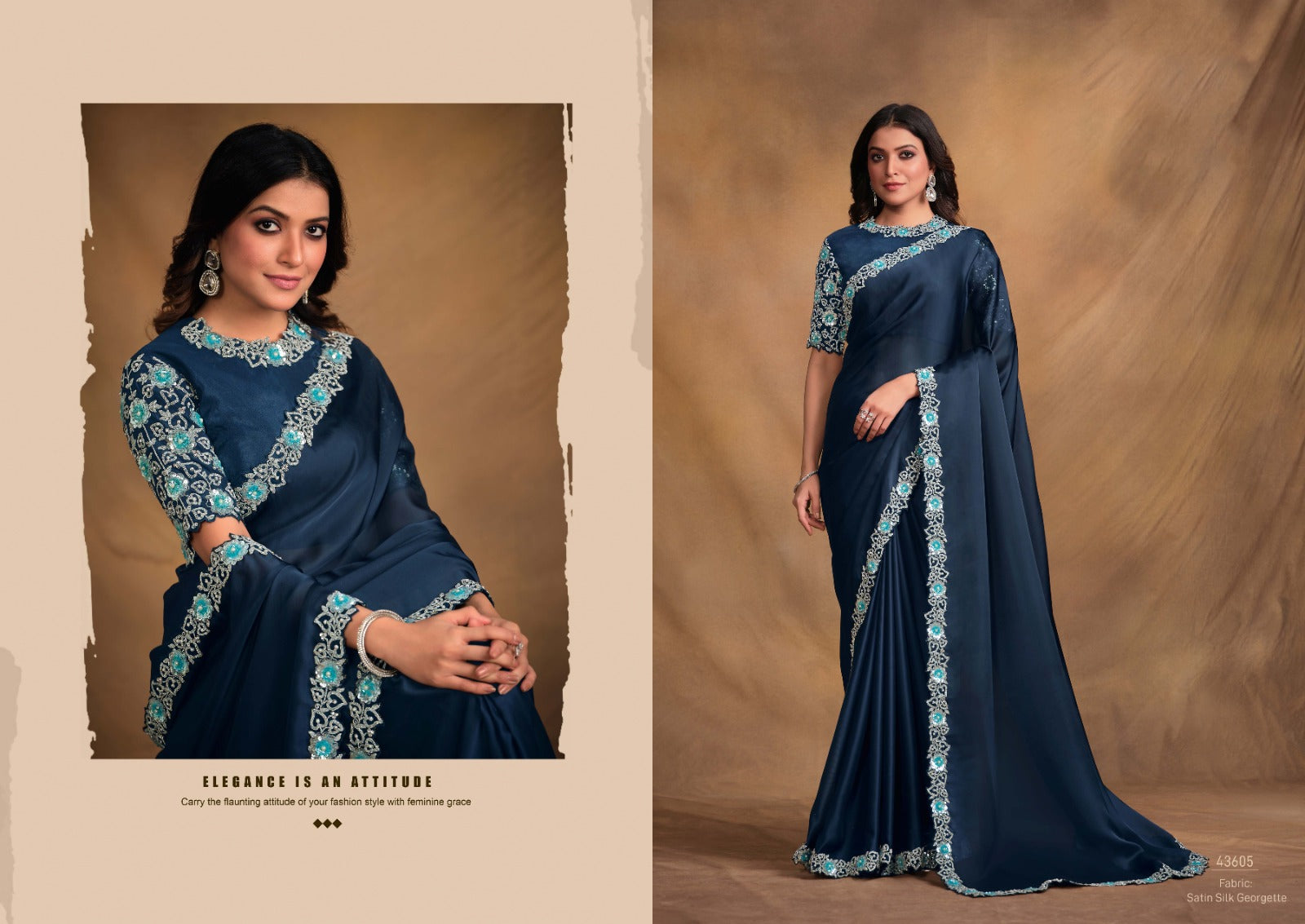 Norita-Mahitha Mahotsav Georgette Sarees