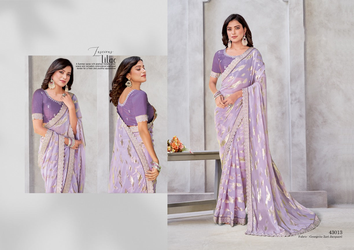 Norita 43000 Series Zaina Mahotsav Georgette Sarees
