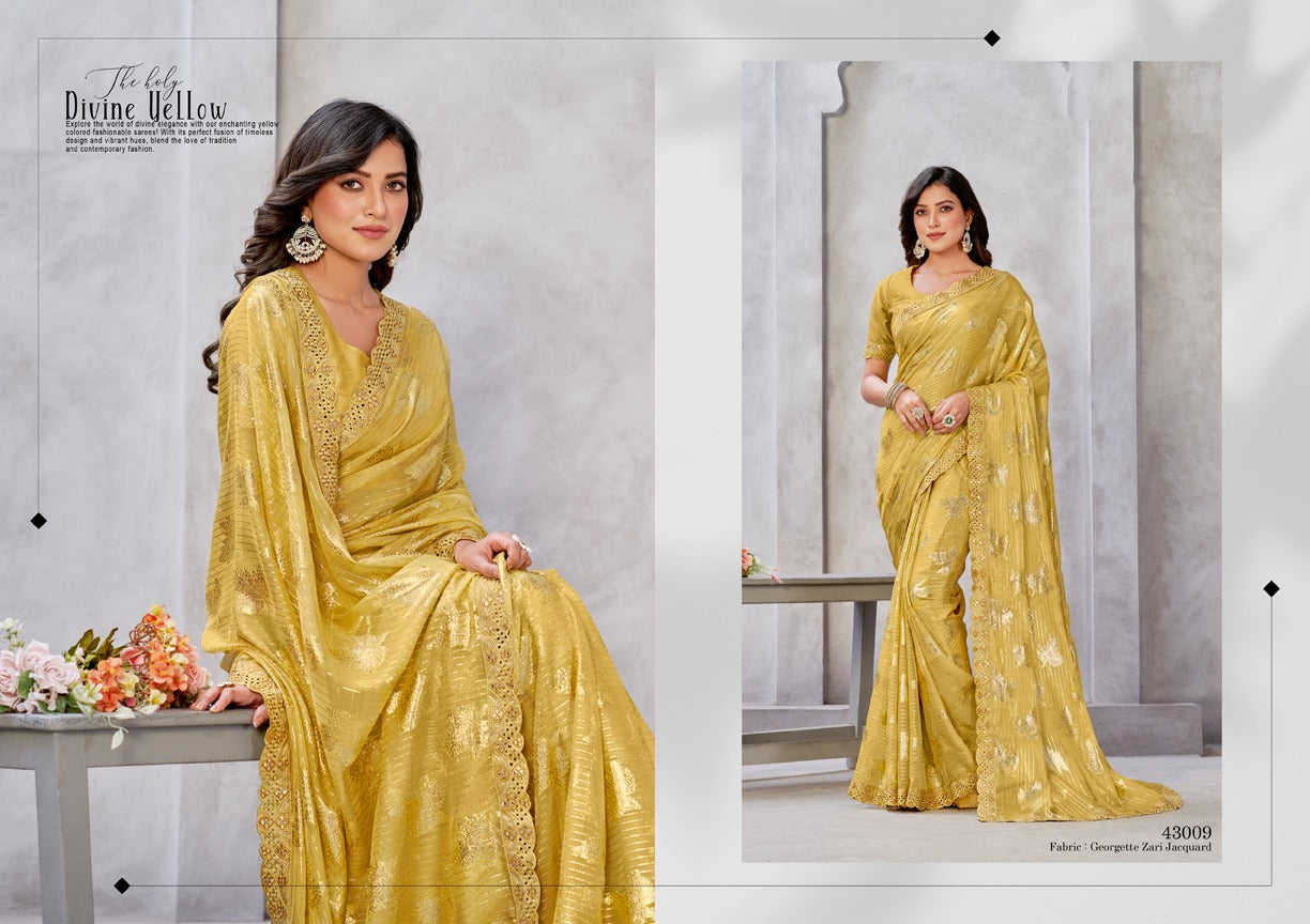 Norita 43000 Series Zaina Mahotsav Georgette Sarees