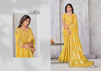Norita 43000 Series Zaina Mahotsav Georgette Sarees