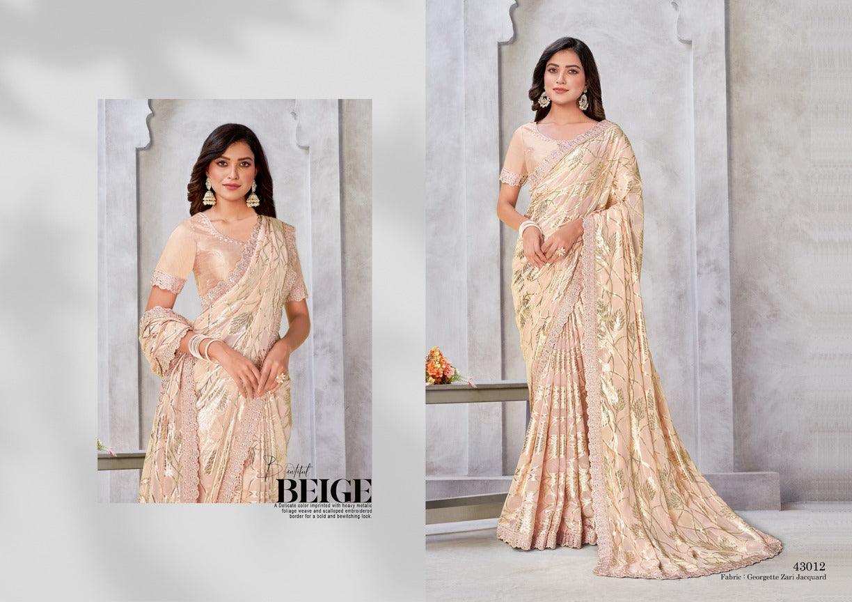 Norita 43000 Series Zaina Mahotsav Georgette Sarees