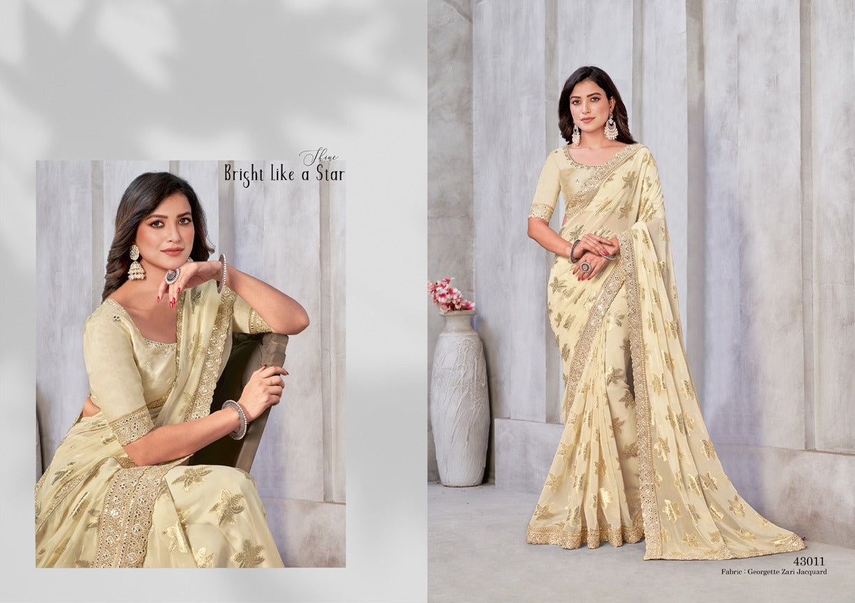 Norita 43000 Series Zaina Mahotsav Georgette Sarees
