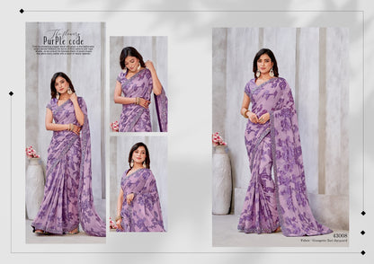Norita 43000 Series Zaina Mahotsav Georgette Sarees