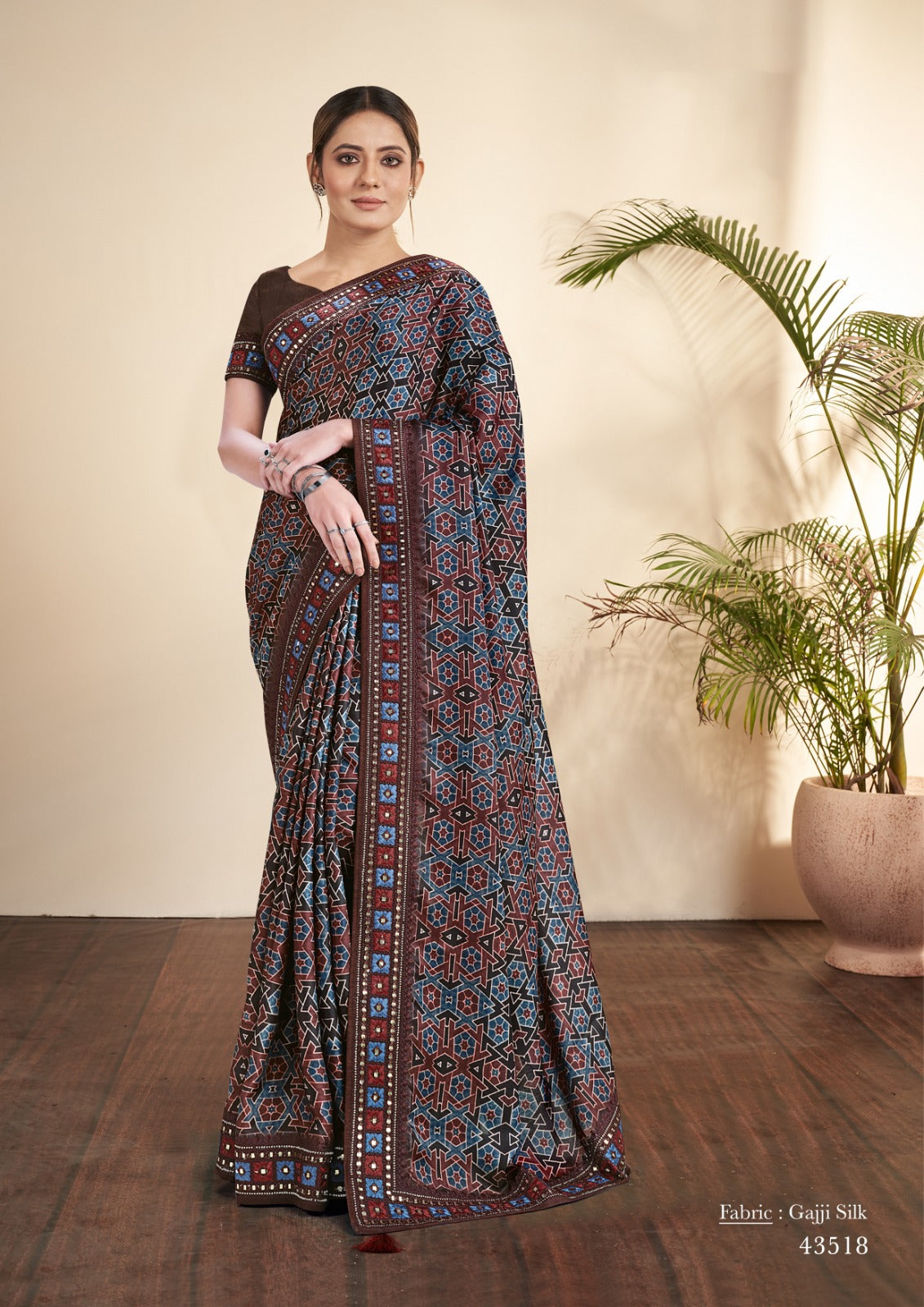 Norita 43500 Series-Nirvi Mahotsav Gaji Silk Sarees