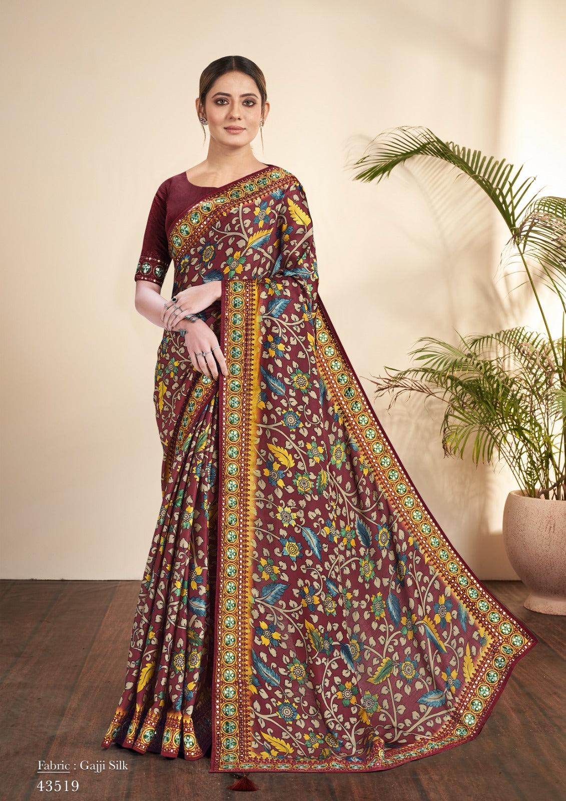 Norita 43500 Series-Nirvi Mahotsav Gaji Silk Sarees