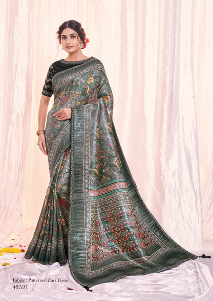 Norita 43500 Series-Nirvi Mahotsav Gaji Silk Sarees