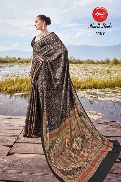 North Beats Apple Sarees