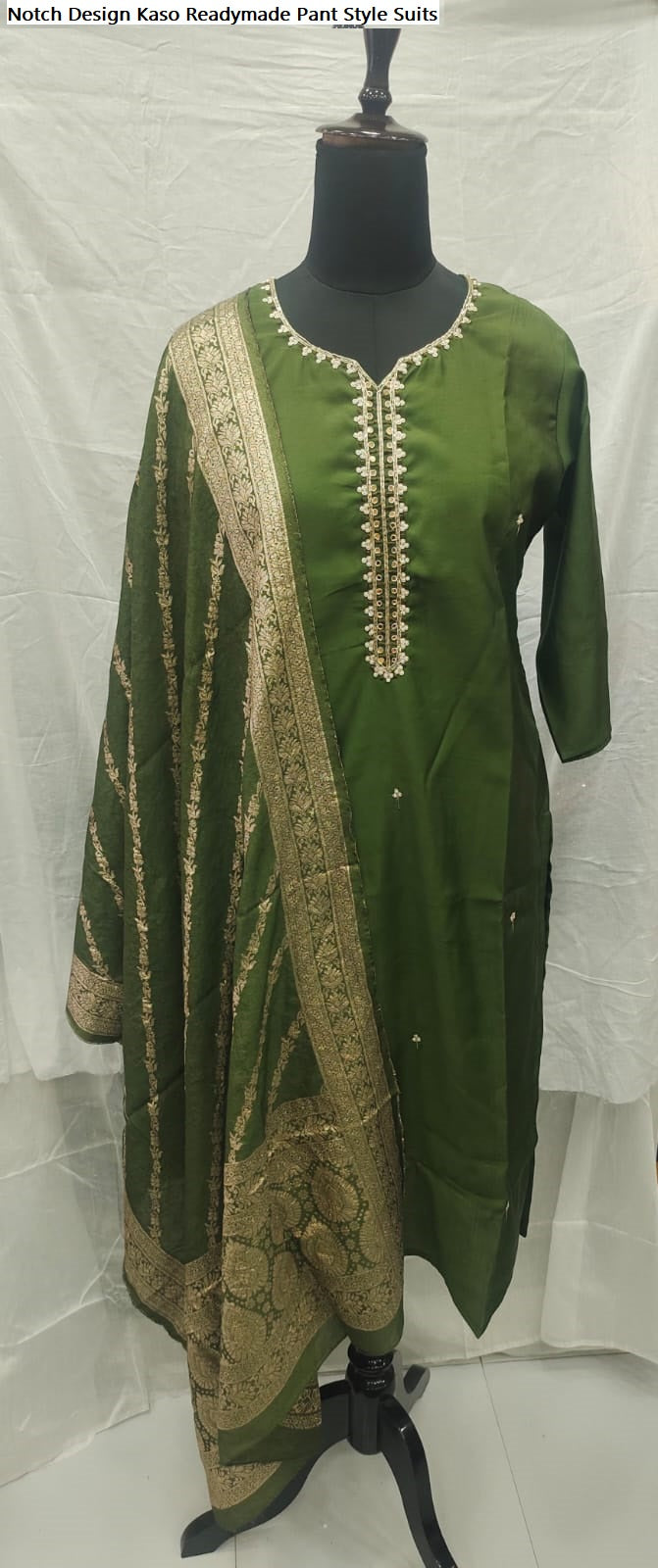 Notch Design Kaso Silk Readymade Pant Style Suits