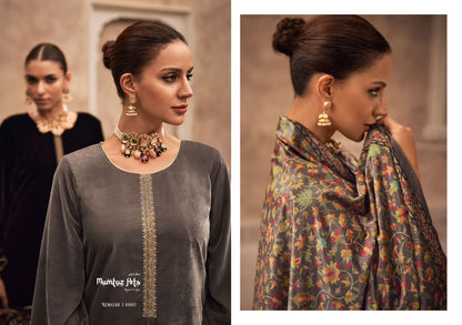 Numaish Mumtaz Arts Velvet Suits