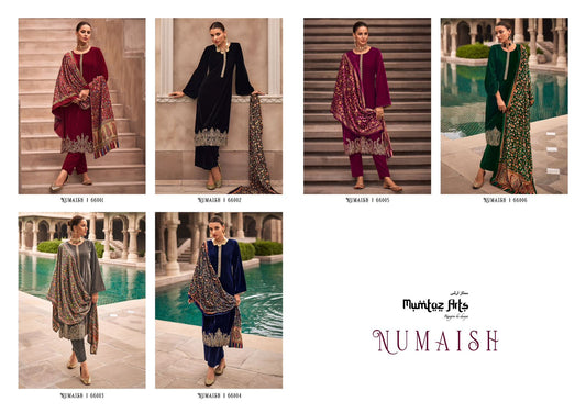 Numaish Mumtaz Arts Velvet Suits
