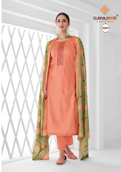 Nushrat Vol 5 Suryajyoti Jaam Satin Pant Style Suits