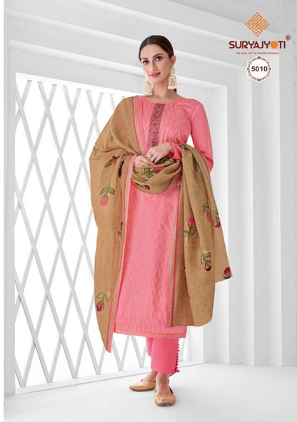 Nushrat Vol 5 Suryajyoti Jaam Satin Pant Style Suits