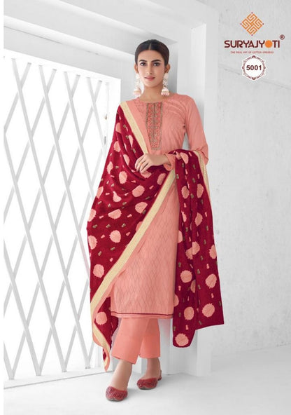 Nushrat Vol 5 Suryajyoti Jaam Satin Pant Style Suits