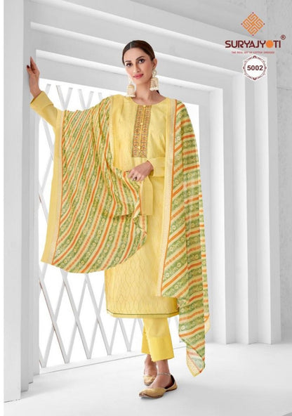 Nushrat Vol 5 Suryajyoti Jaam Satin Pant Style Suits